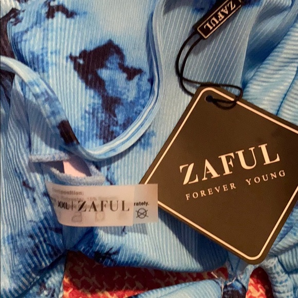 Blue tie dye bikini - Picture 2 of 2